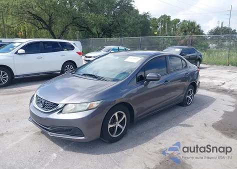 2015 Honda Civic Se from USA, damaged, VIN 19XFB2F76FE214625